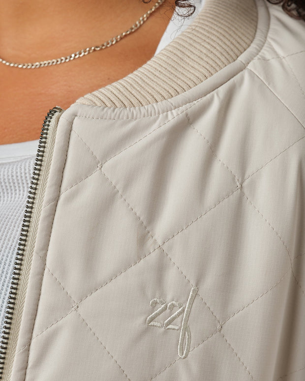 Womens Pinnie Quilted Bomber (MSRP $ 139.99)