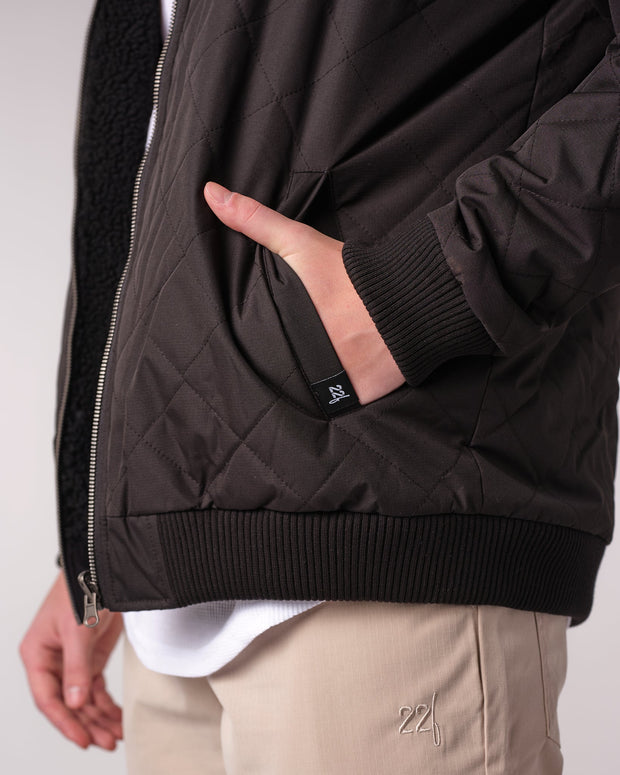 Pinnie Quilted Bomber